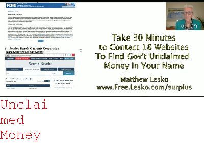 unclaimed Money Mass